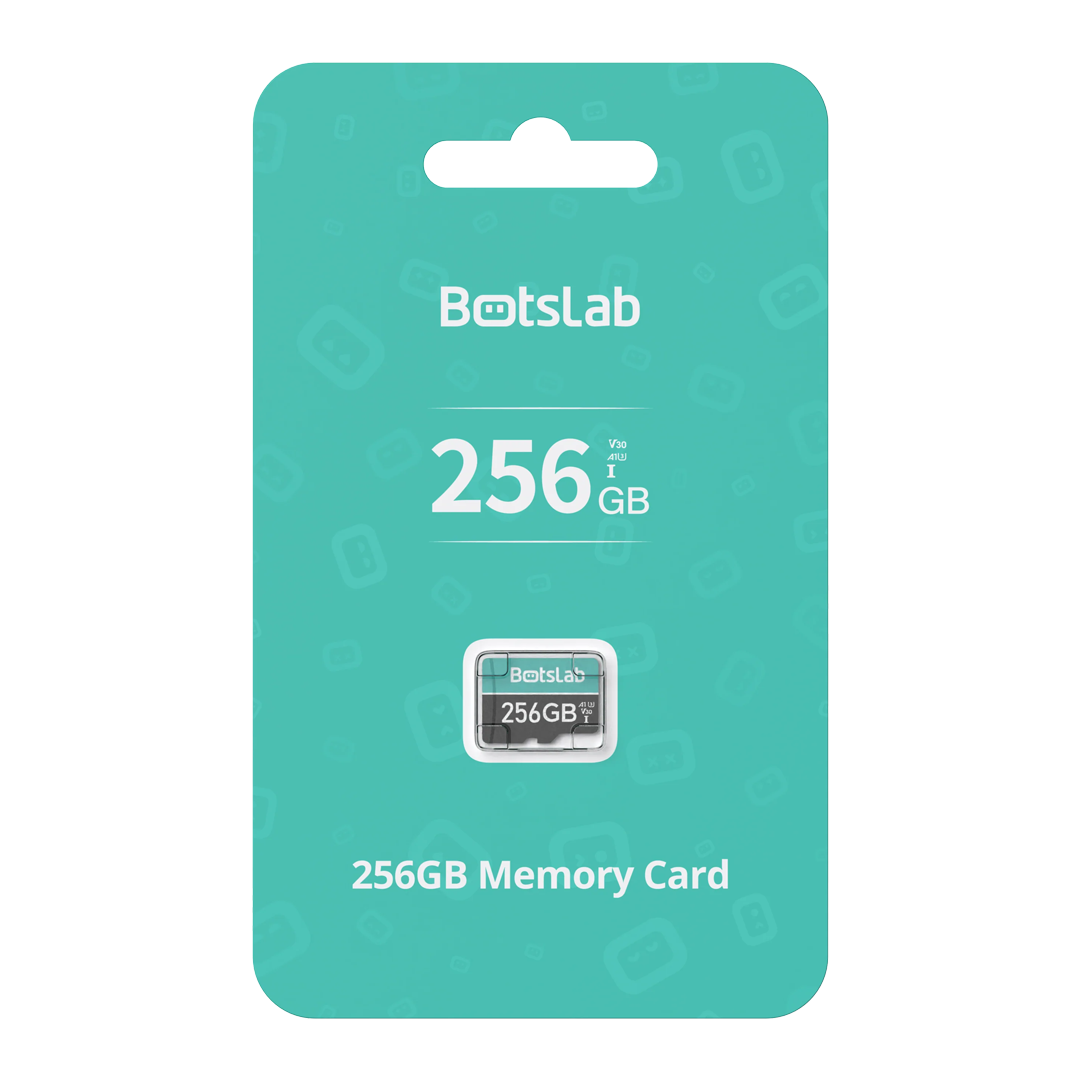 Botslab 256GB Micro SD card in retail packaging