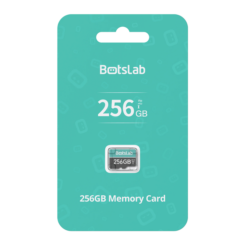 Botslab 256GB Micro SD card in retail packaging