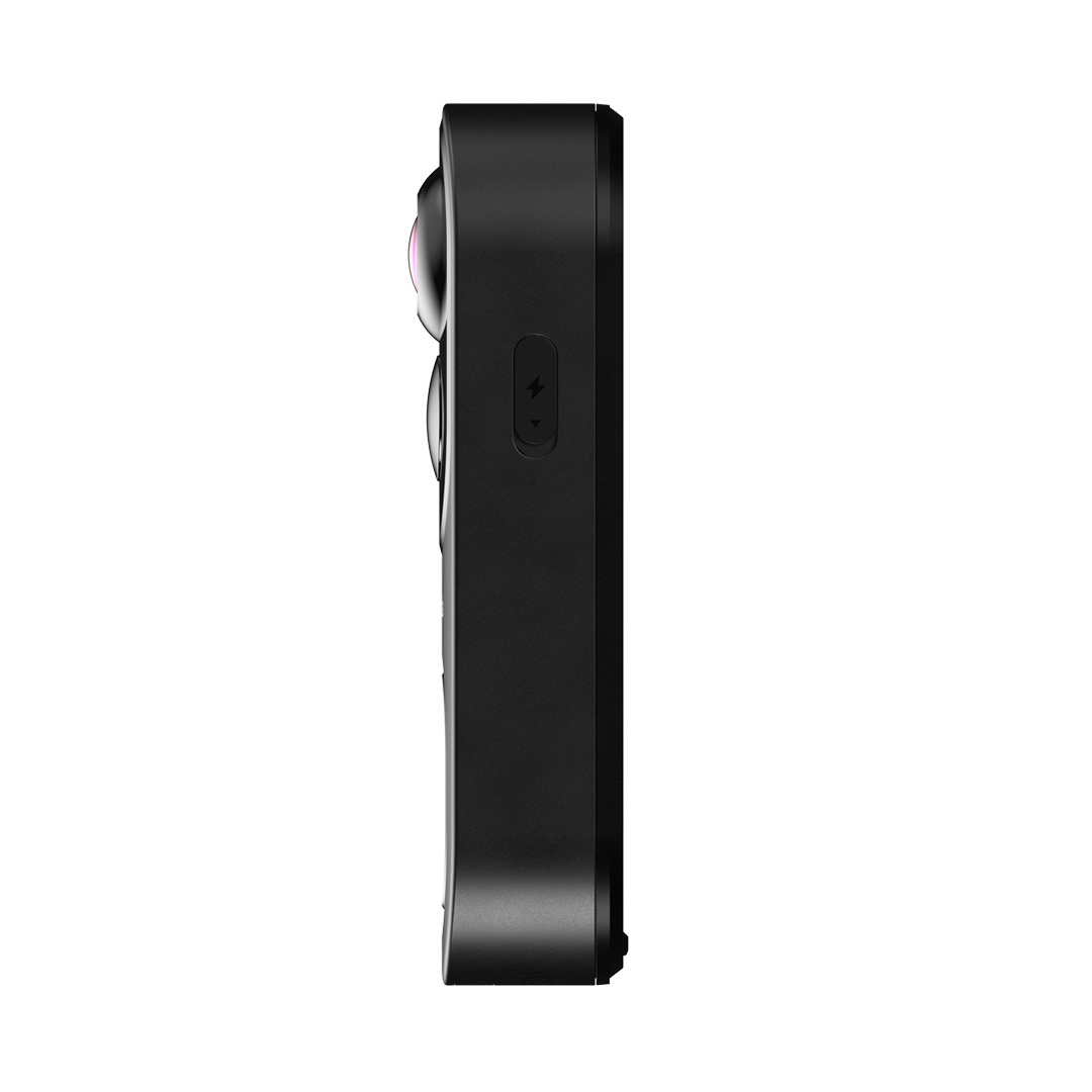 Right side profile of the Botslab R810 video doorbell
