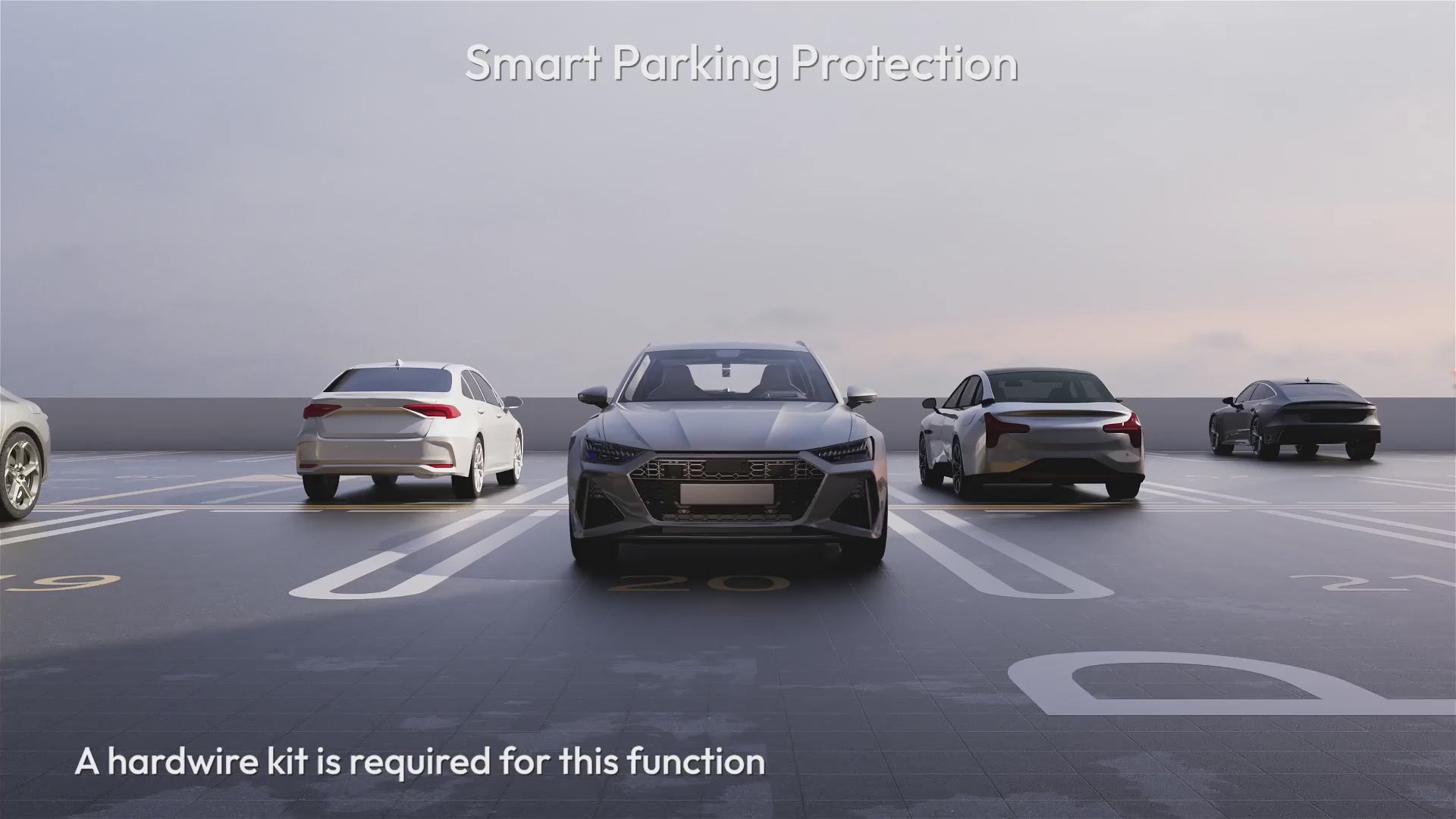 Dash cam parking monitoring video preview